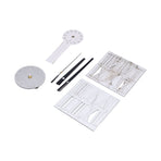 Roman Numerals Design Wall Clock Acrylic Mute Frameless DIY Wall Clock for Home Office
