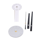 Roman Numerals Design Wall Clock Acrylic Mute Frameless DIY Wall Clock for Home Office - Extra Image