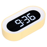 Night Light Alarm Clock LED Digital Display Music Alarm Clock Perpetual Calendar Clock with Memory FunctionYellow - Extra Image