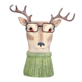 Animal Vase Decoration Innovative Resin Vase Ornament for Gardening Home Office BedroomF668985