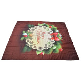 Christmas Curtain Polyester Fiber 3D Digital Printing Merry Christmas Custome Curtain for Outdoor Porch Balcony170x200cm Christmas 8
