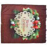 Christmas Curtain Polyester Fiber 3D Digital Printing Merry Christmas Custome Curtain for Outdoor Porch Balcony170x200cm Christmas 8 - Low Angle