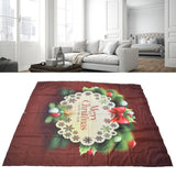 Christmas Curtain Polyester Fiber 3D Digital Printing Merry Christmas Custome Curtain for Outdoor Porch Balcony170x200cm Christmas 8