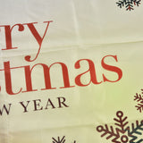 Christmas Curtain Polyester Fiber 3D Digital Printing Merry Christmas Custome Curtain for Outdoor Porch Balcony170x200cm Christmas 8 - Extra Image