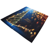 Christmas Curtain 3D Digital Printing Merry Christmas Outdoor Curtain for Outdoor Porch Balcony Christmas Decoration170x200cm Christmas 10