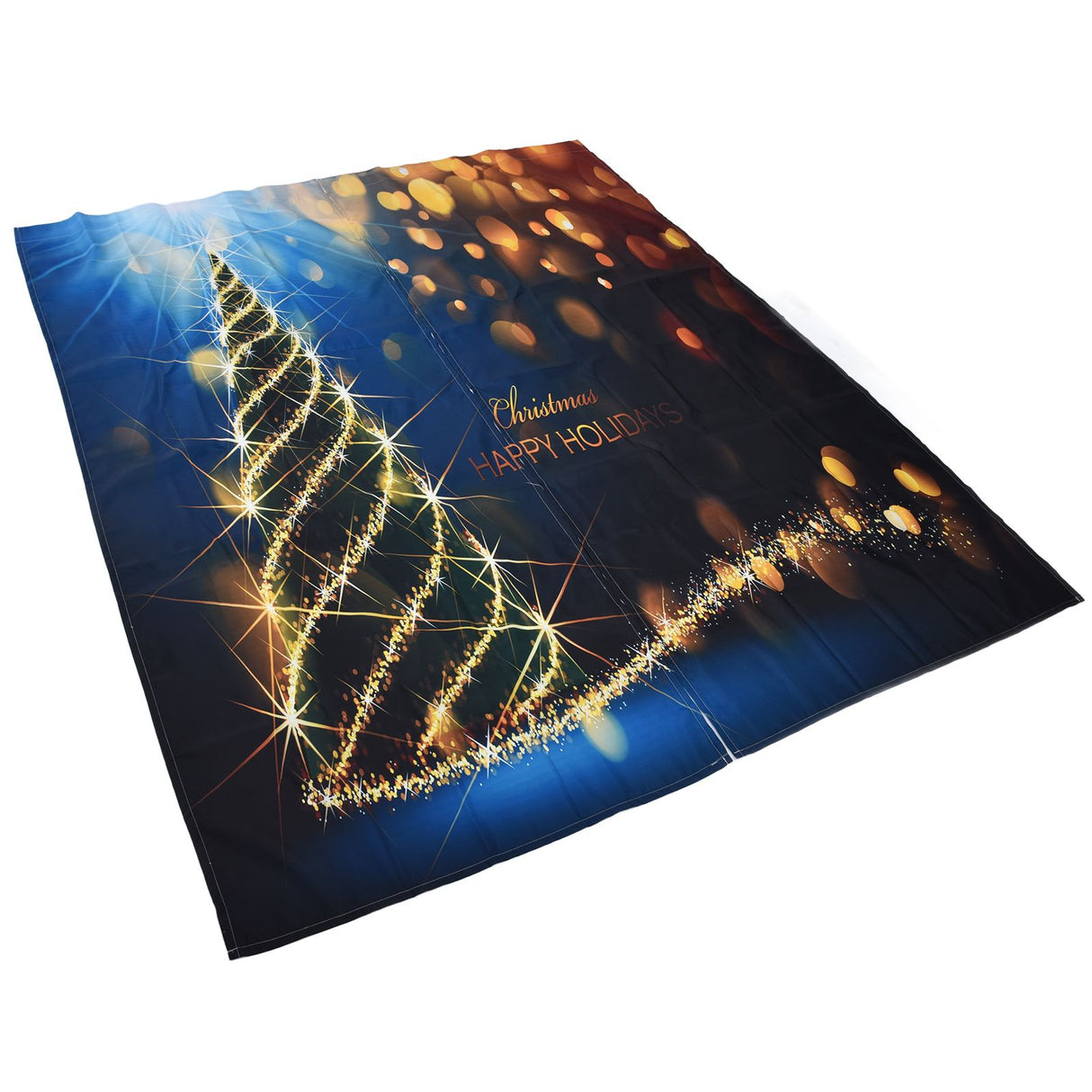 Christmas Curtain 3D Digital Printing Merry Christmas Outdoor Curtain for Outdoor Porch Balcony Christmas Decoration170x200cm Christmas 10