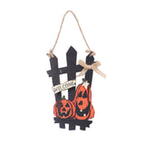 Ghost Festival Welcome Sign Wooden Lightweight Convenient Welcome Pendants for Halloween Decorations