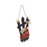 Ghost Festival Welcome Sign Wooden Lightweight Convenient Welcome Pendants for Halloween Decorations
