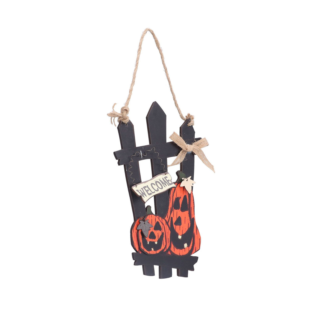Ghost Festival Welcome Sign Wooden Lightweight Convenient Welcome Pendants for Halloween Decorations