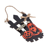 Ghost Festival Welcome Sign Wooden Lightweight Convenient Welcome Pendants for Halloween Decorations
