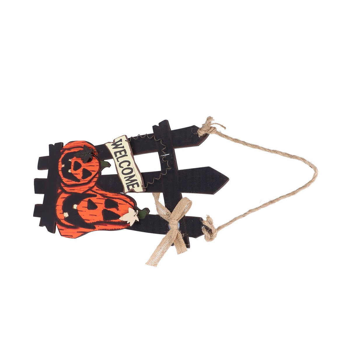 Ghost Festival Welcome Sign Wooden Lightweight Convenient Welcome Pendants for Halloween Decorations