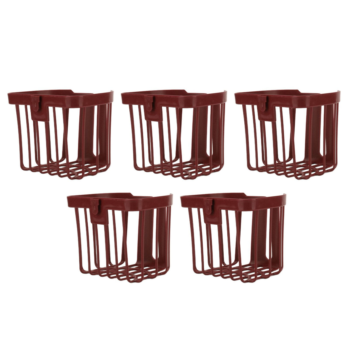 5pcs Hollow Tissue Box Holder Wall Mounted Adhesive Hanging Tissue Roll for Bathroom KitchenBrown