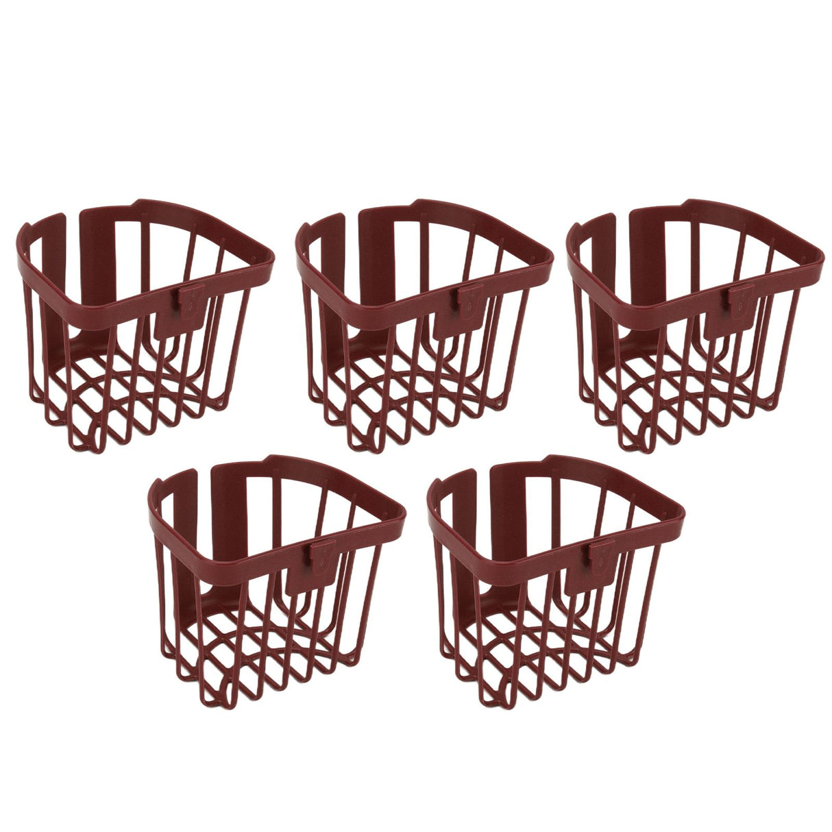 5pcs Hollow Tissue Box Holder Wall Mounted Adhesive Hanging Tissue Roll for Bathroom KitchenBrown