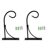 Plant Hanging Bracket Heavy Duty Metal Wall Hook Decorative Plant Hooks for Hanging Lanterns Bird Feeders