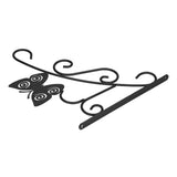 Hanging Plant Bracket Stable and Sturdy Iron Decorative Plant Hanger for Flower Bird Feeder LanternsButterfly - Top-Down View