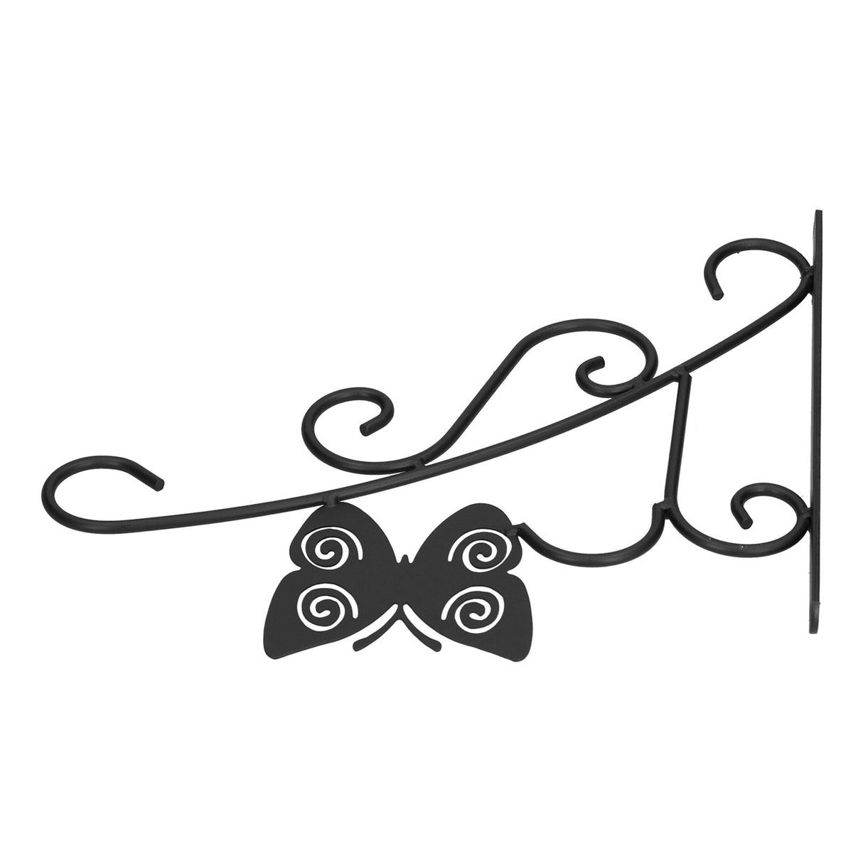 Hanging Plant Bracket Stable and Sturdy Iron Decorative Plant Hanger for Flower Bird Feeder LanternsButterfly