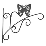 Hanging Plant Bracket Stable and Sturdy Iron Decorative Plant Hanger for Flower Bird Feeder LanternsButterfly - Extra Image
