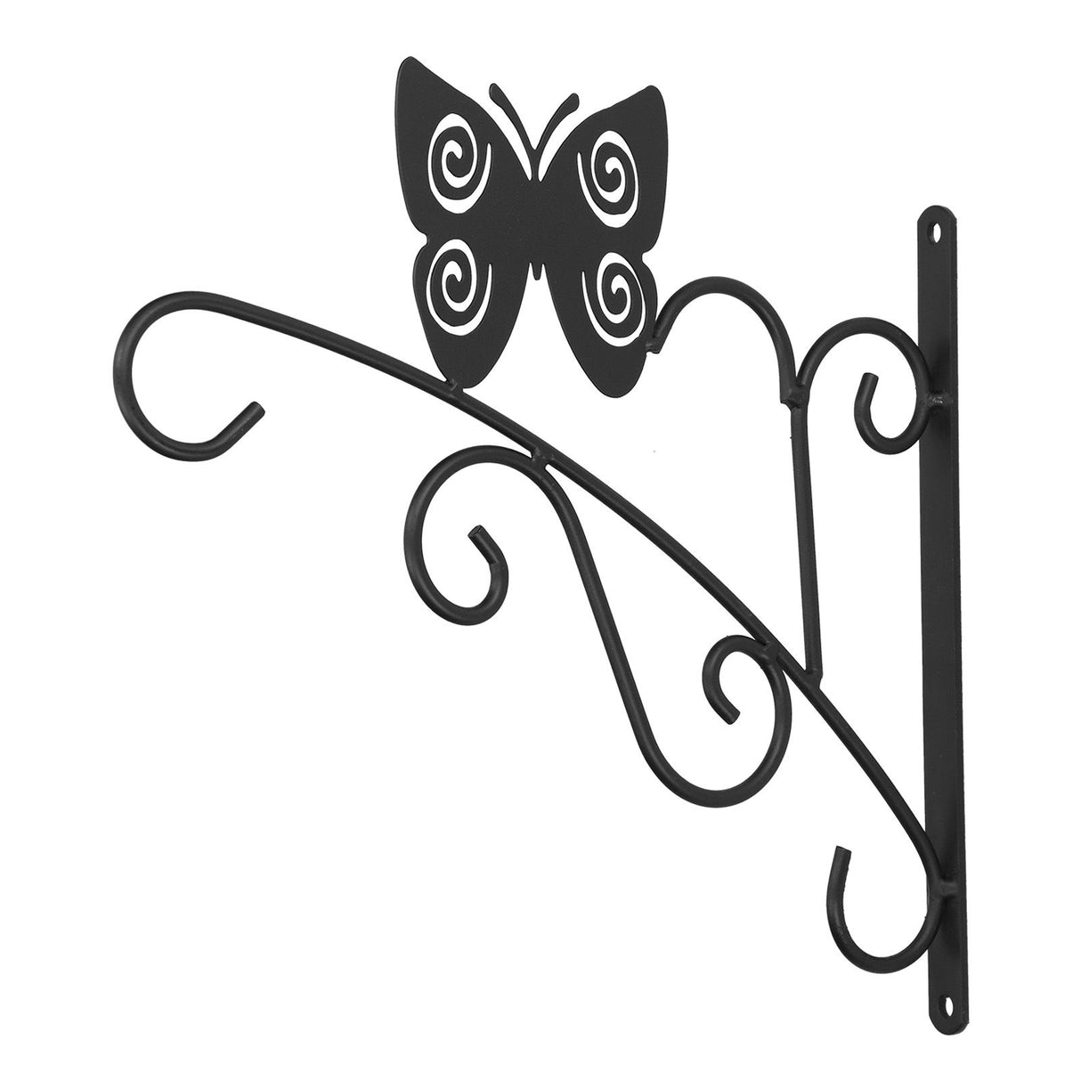 Hanging Plant Bracket Stable and Sturdy Iron Decorative Plant Hanger for Flower Bird Feeder LanternsButterfly