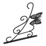 Hanging Plant Bracket Stable and Sturdy Iron Decorative Plant Hanger for Flower Bird Feeder LanternsButterfly