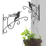 Hanging Plant Bracket Stable and Sturdy Iron Decorative Plant Hanger for Flower Bird Feeder LanternsAsuka