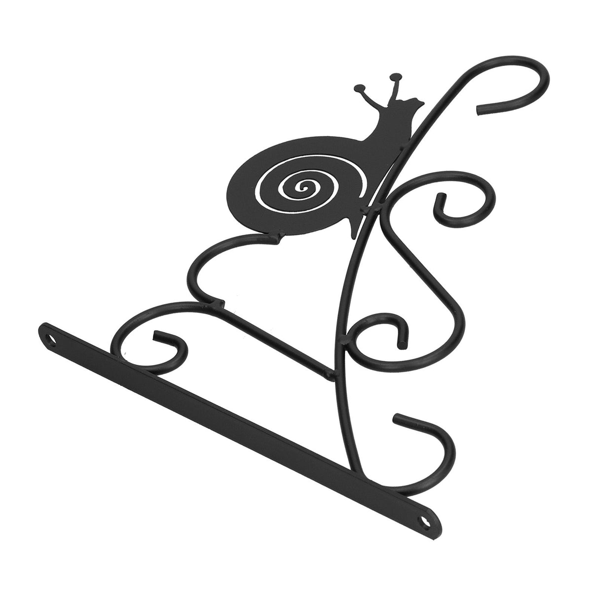 Hanging Plant Bracket Stable and Sturdy Iron Decorative Plant Hanger for Flower Bird Feeder LanternsSnails