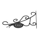 Hanging Plant Bracket Stable and Sturdy Iron Decorative Plant Hanger for Flower Bird Feeder LanternsSnails - Top-Down View