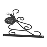 Hanging Plant Bracket Stable and Sturdy Iron Decorative Plant Hanger for Flower Bird Feeder LanternsSnails