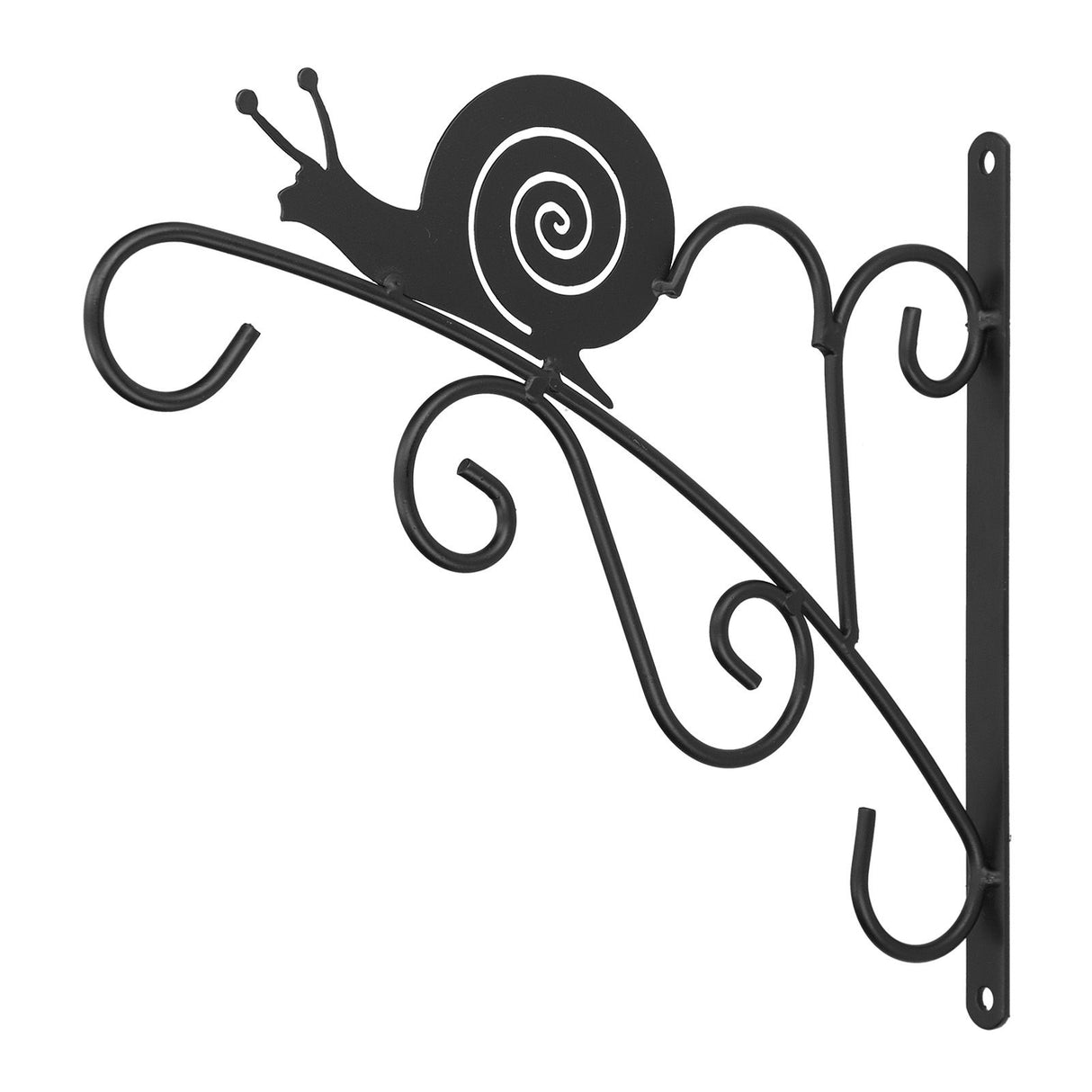 Hanging Plant Bracket Stable and Sturdy Iron Decorative Plant Hanger for Flower Bird Feeder LanternsSnails