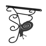 Hanging Plant Bracket Stable and Sturdy Iron Decorative Plant Hanger for Flower Bird Feeder LanternsSnails - Extra Image