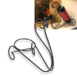 Red Wine Rack Decorative Iron Modern Simple Wine Bottle Display Holder for Living Room Wine Cabinet - Extra Image