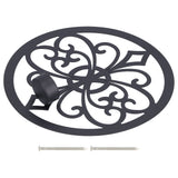 Wall Hanging Candle Holders Black European Retro Prevent Dripping Baroque Wall Candlestick