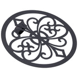 Wall Hanging Candle Holders Black European Retro Prevent Dripping Baroque Wall Candlestick
