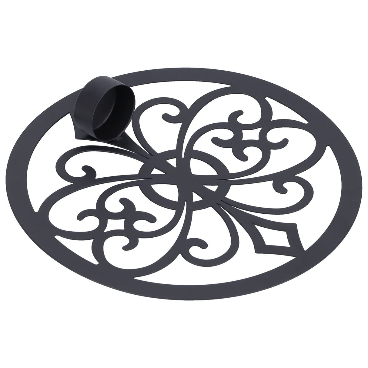 Wall Hanging Candle Holders Black European Retro Prevent Dripping Baroque Wall Candlestick