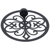Wall Hanging Candle Holders Black European Retro Prevent Dripping Baroque Wall Candlestick