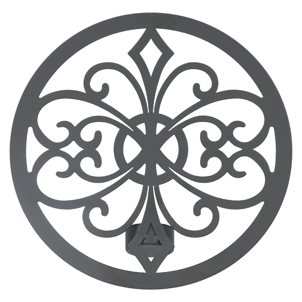 Wall Hanging Candle Holders Black European Retro Prevent Dripping Baroque Wall Candlestick