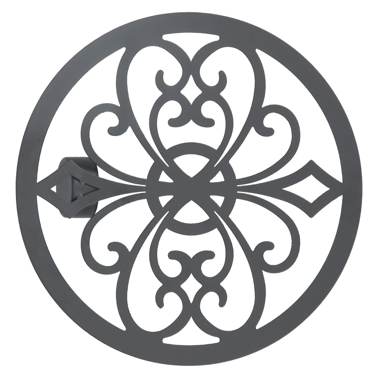 Wall Hanging Candle Holders Black European Retro Prevent Dripping Baroque Wall Candlestick