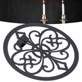 Wall Hanging Candle Holders Black European Retro Prevent Dripping Baroque Wall Candlestick