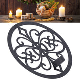 Wall Hanging Candle Holders Black European Retro Prevent Dripping Baroque Wall Candlestick