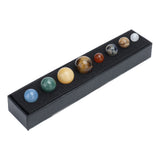 8 Planets Crystal Ornament Home Desktop Sphere Galactic Planets Decoration for Healing Meditation - Extra Image