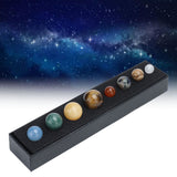 8 Planets Crystal Ornament Home Desktop Sphere Galactic Planets Decoration for Healing Meditation - Extra Image