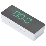 LED Mirror Alarm Clock Digital Clock with Snooze Mode for Bedroom Living Room Home Office Decor White Shell(TS-S69-G ) - Extra Image