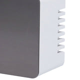LED Mirror Alarm Clock Digital Clock with Snooze Mode for Bedroom Living Room Home Office Decor White Shell(TS-S69-G ) - Extra Image
