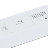 LED Mirror Alarm Clock Digital Clock with Snooze Mode for Bedroom Living Room Home Office Decor White Shell(TS-S69-G )