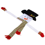 Snowman Christmas Tree Decor Snow Man Topper Ornament for Home Christmas Decoration - Rear View