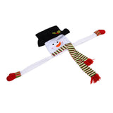 Snowman Christmas Tree Decor Snow Man Topper Ornament for Home Christmas Decoration - Low Angle