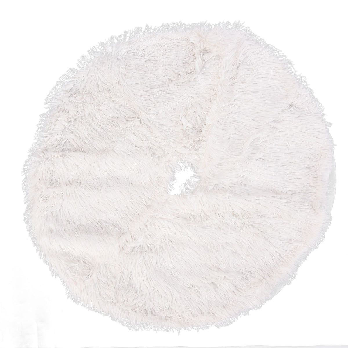 Christmas Tree Skirt Floor Mat Base Cover Round Carpet for Xmas New Year Party Holiday Home DecorationL 120CM