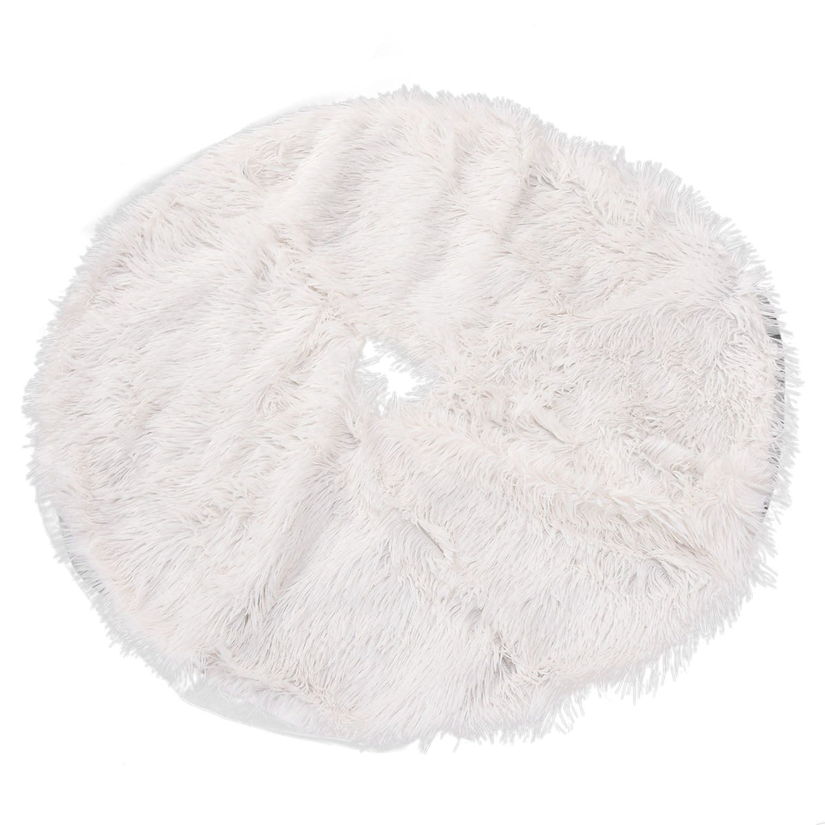Christmas Tree Skirt Floor Mat Base Cover Round Carpet for Xmas New Year Party Holiday Home DecorationL 120CM