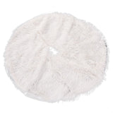 Christmas Tree Skirt Floor Mat Base Cover Round Carpet for Xmas New Year Party Holiday Home DecorationL 120CM - Front View