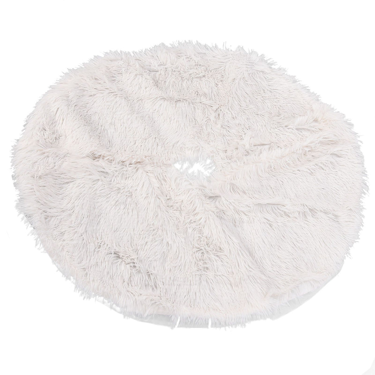 Christmas Tree Skirt Floor Mat Base Cover Round Carpet for Xmas New Year Party Holiday Home DecorationL 120CM