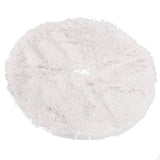 Christmas Tree Skirt Floor Mat Base Cover Round Carpet for Xmas New Year Party Holiday Home DecorationL 120CM - Rear View